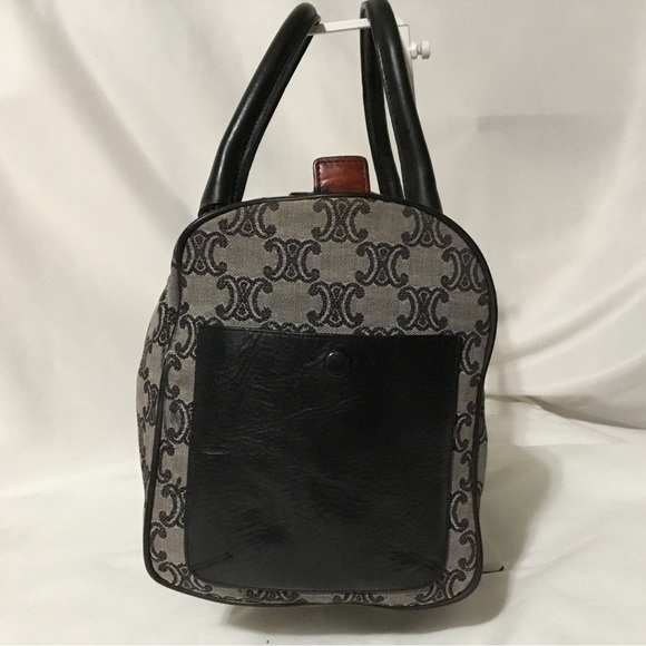 Authentic CELINE Boston Bag Canvas - Picture 3 of 13